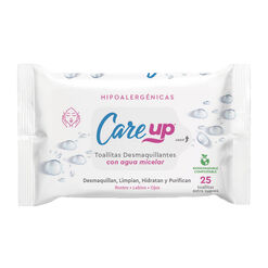 Toallita Desmaquillante Care Up Agua Micelar 25Un