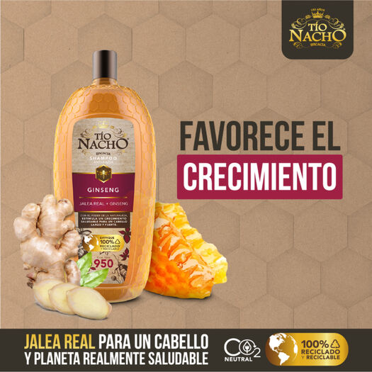 Tío Nacho Shampoo Ginseng 950 Ml, , large image number 2