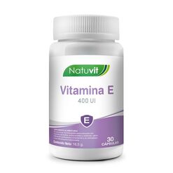 Natuvit Vitamina E 400 Ui 30 Cápsulas