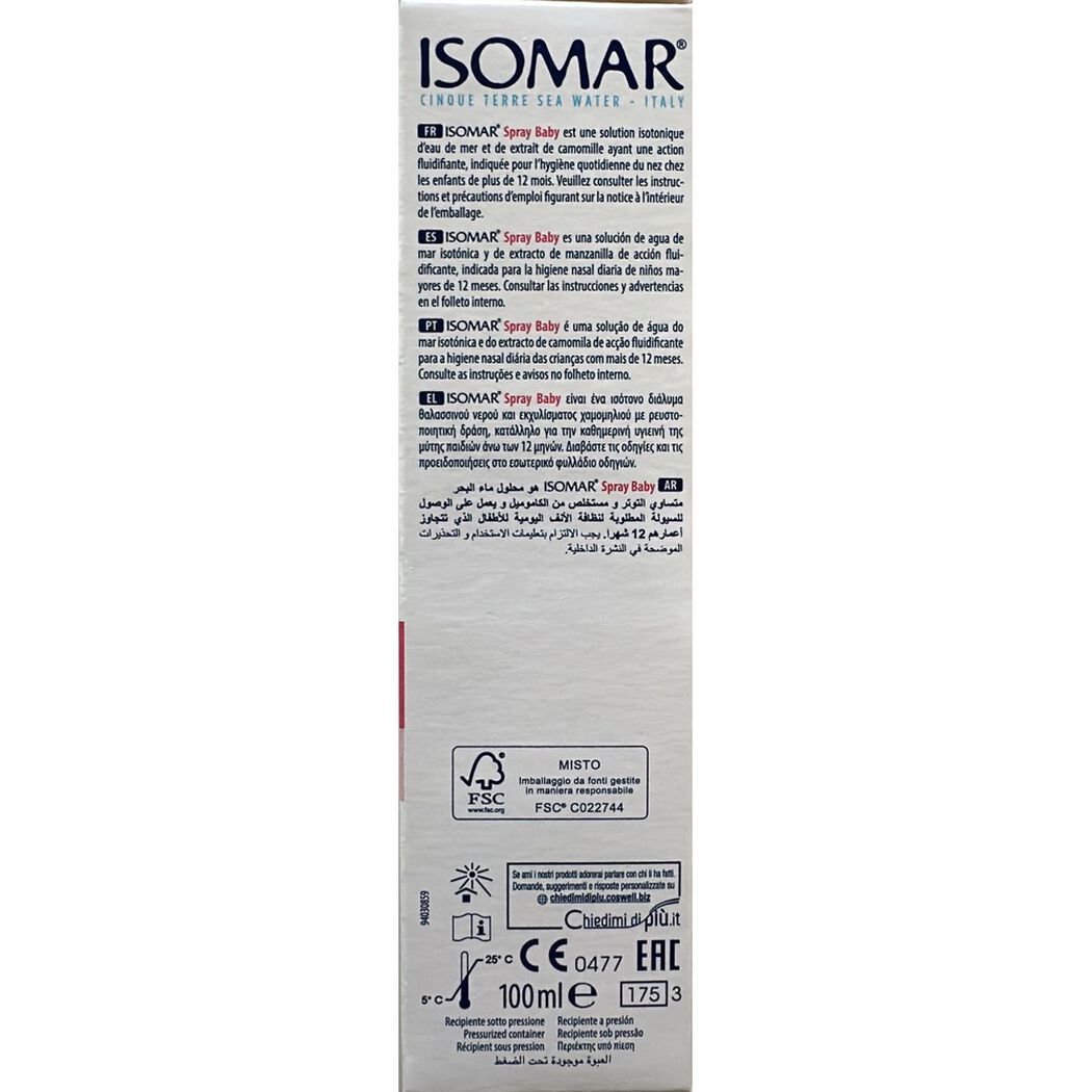 Spray Isomar Baby 100 ml, , large image number 3