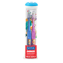 Cepillo de Dientes Vitis Junior Duplo 2 un