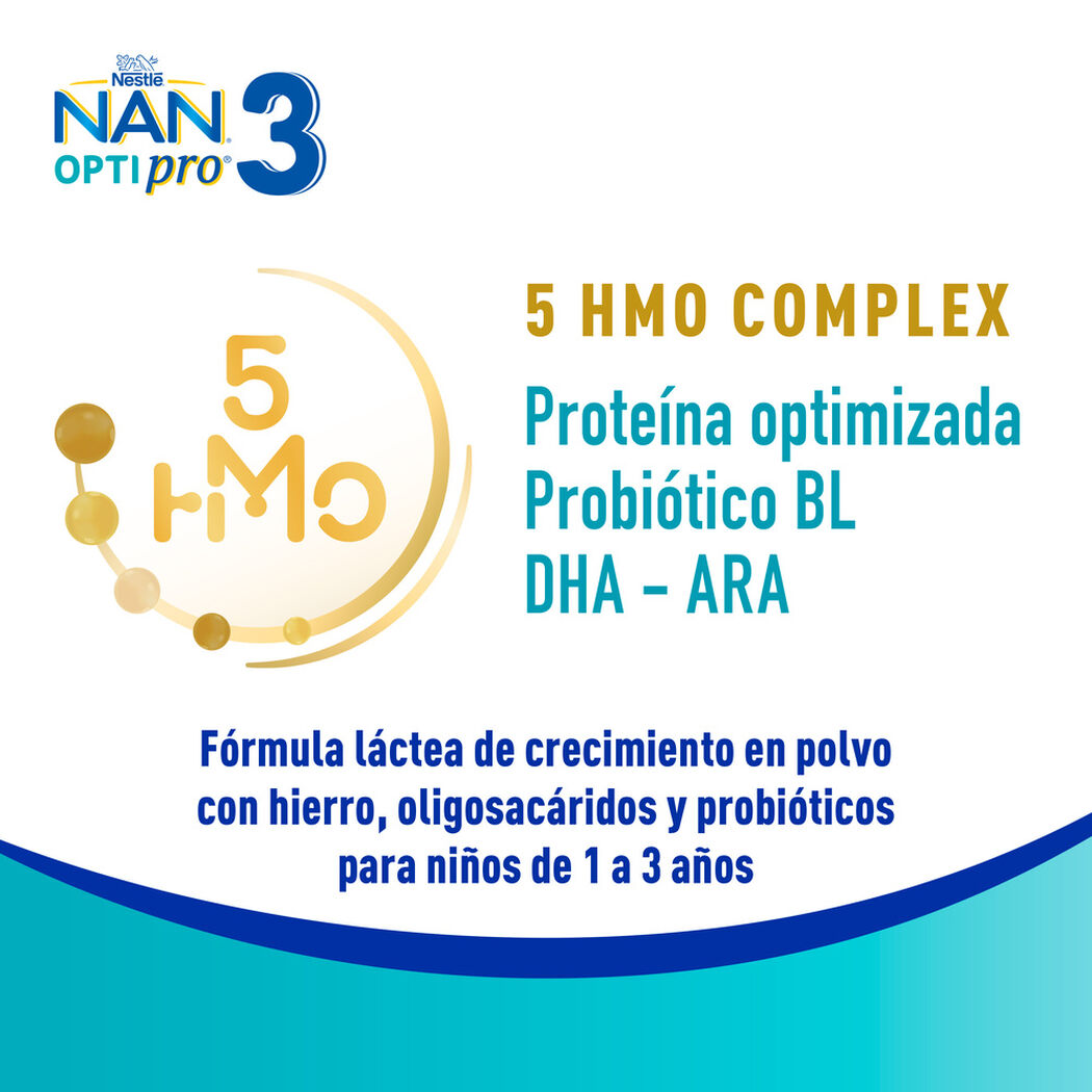 F&oacute;rmula Infantil Nan 3 Optipro 1400 g, , large image number 1