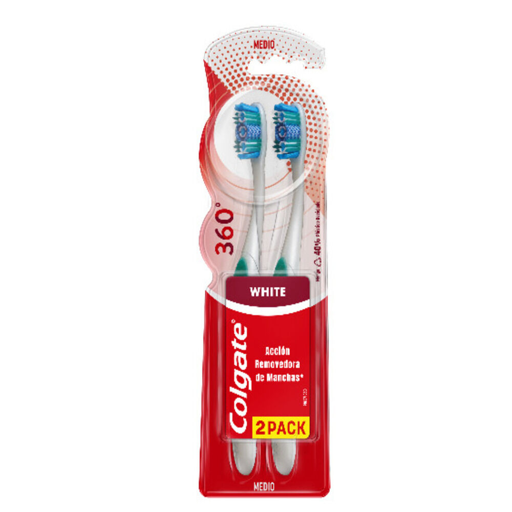 Cepillo colgate 360 hotsell luminous white precio