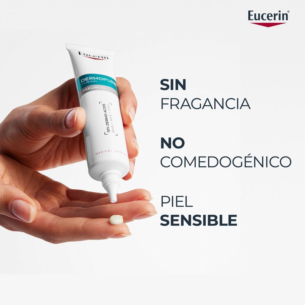 Eucerin Face Dermopure Peeling 10, Cuidado Renovador De Noche 40 ml, , large image number 3
