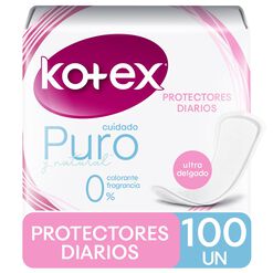 Protectores Diarios Kotex Ultra delgado  100 un
