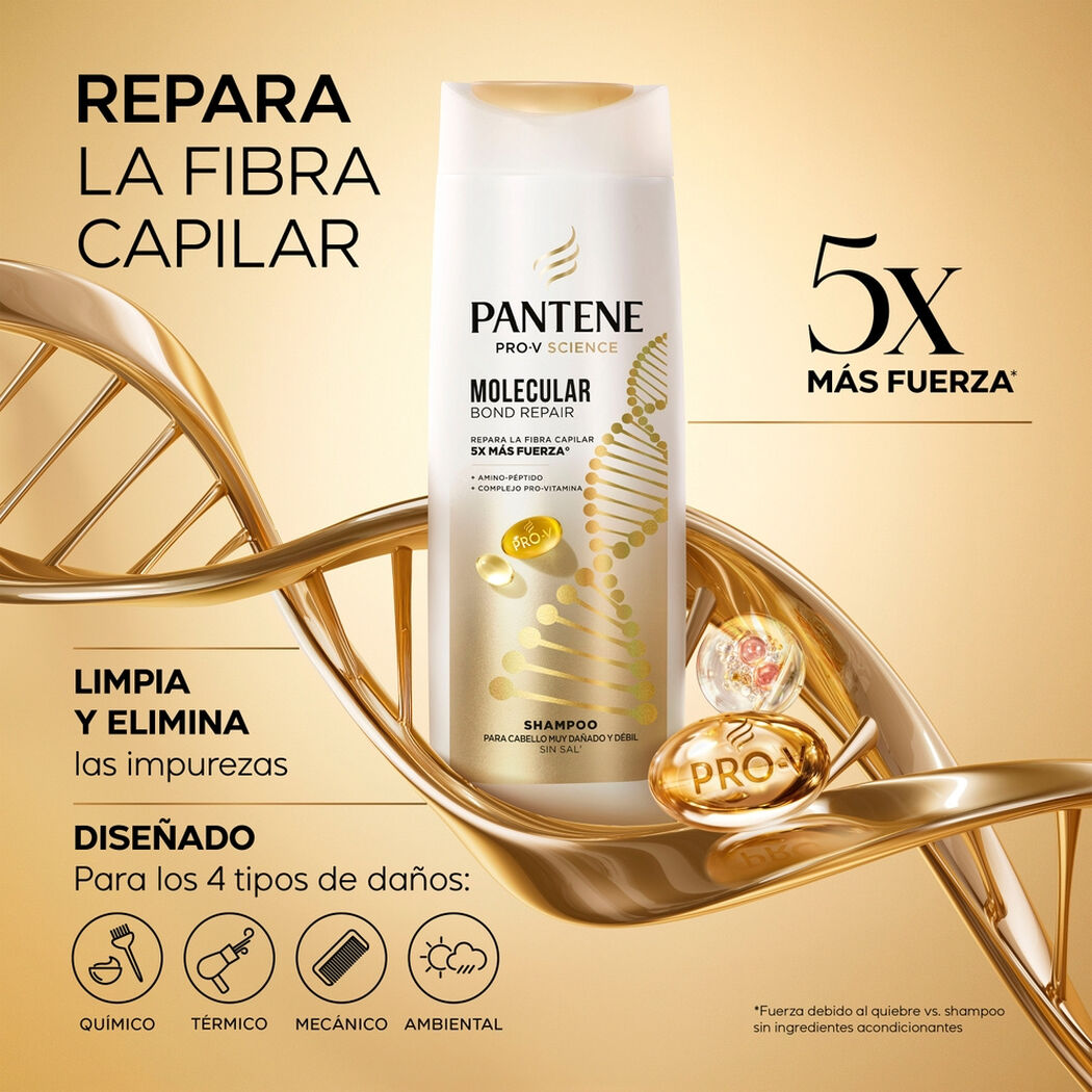 Shampoo Pantene Molecular Bond Repair 300 ml, , large image number 1