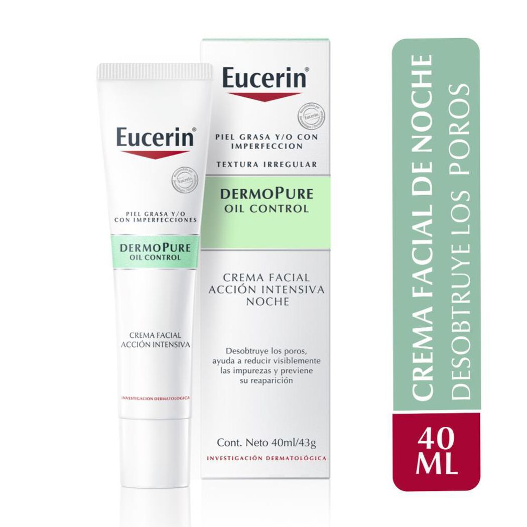 Crema Eucerin Dermopure Oil Control Acción Intensiva 40 mL, , large image number 0