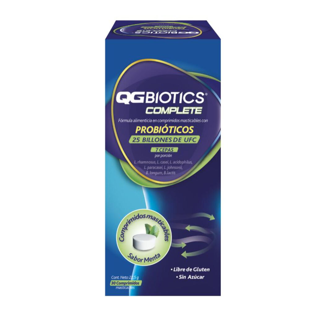 QGBiotics Complete x 30 comprimidos masticable, , large image number 0