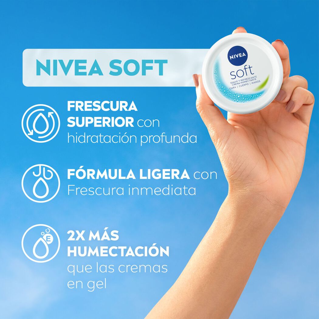 Crema Nivea Soft Multiprop&oacute;sito 100 mL, , large image number 2