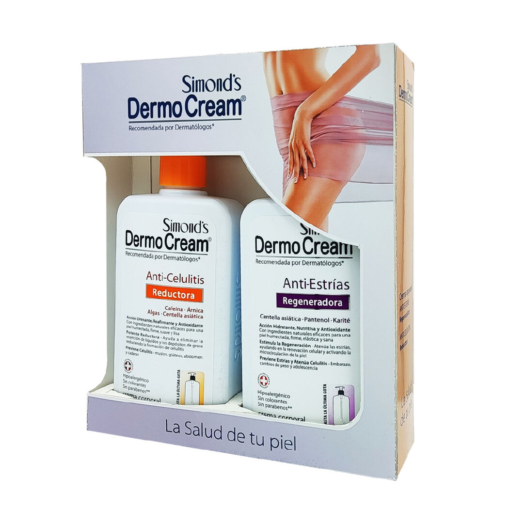 Pack Dermocream Anticelulitis + Antiestrias 400mL, , large image number 0