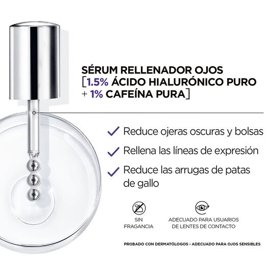 Serum de Ojos Revitalift 2,5% Ácido Hialurónico + Cafeína 20Ml, , large image number 2