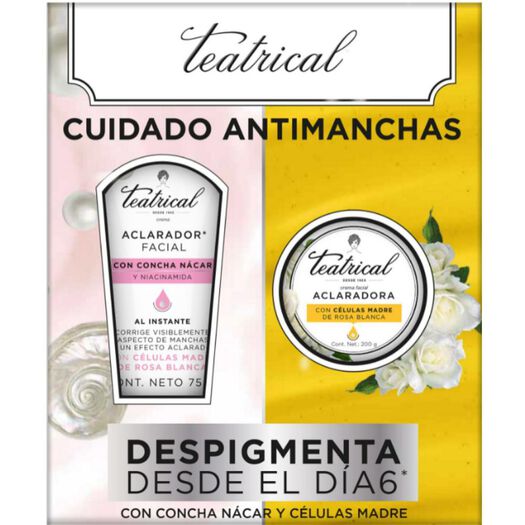 Pack Teatrical 75M l+ Crema Aclarante 100Gr, , large image number 0