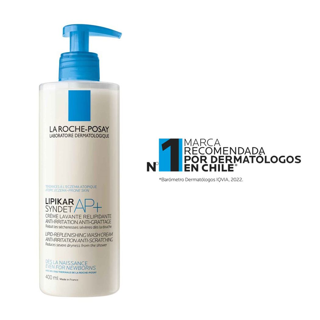 Limpiador Corporal La Roche Posay Lipikar Syndet AP+ 400 mL, , large image number 1
