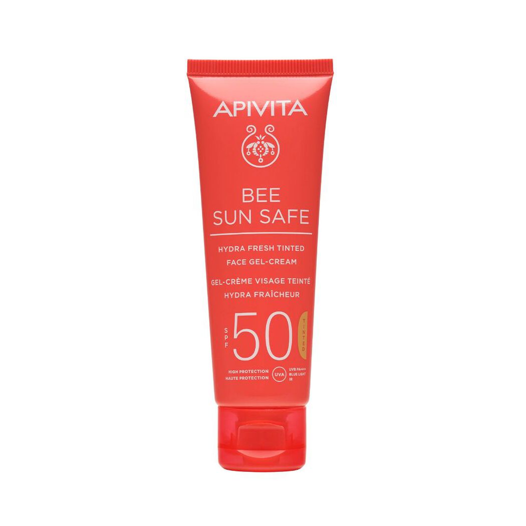 Protector Solar Apivita Bee Sun Safe Hydra Fresh SPF50 con Color 50 mL, , large image number 0