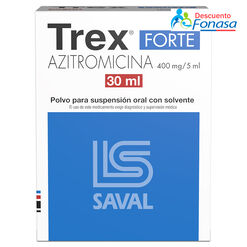 Trex Forte 400 mg/5 mL x 30 mL Polvo para Suspensión Oral con Solvente
