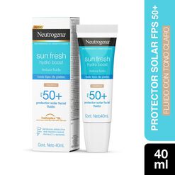 Protector Solar Neutrogena Hydro Boost Tono Claro Fps50 40ml