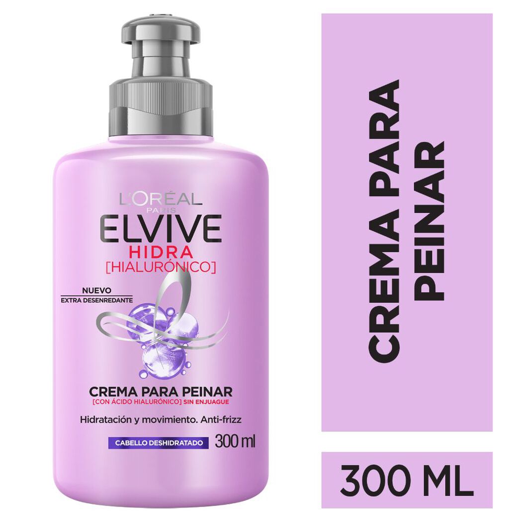 Crema de Peinar Elvive Hidra Hialurónico 300 mL, , large image number 0