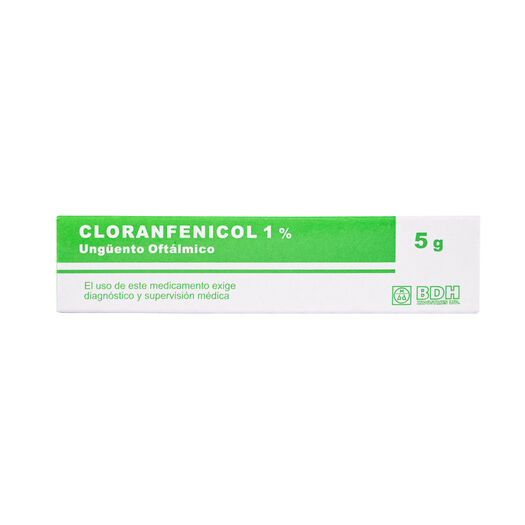 Cloranfenicol 1 % x 5 g Ungüento Oftálmico BPH S.A., , large image number 0