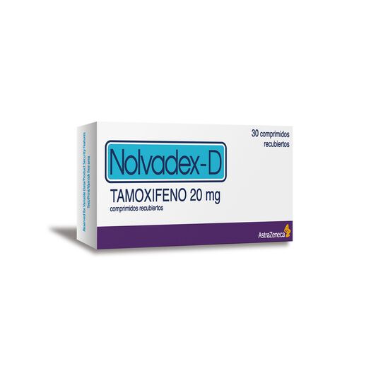 Nolvadex D 20 mg x 30 Comprimidos Recubiertos, , large image number 0