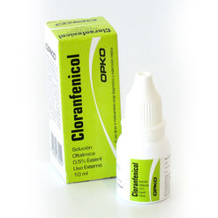 Cloranfenicol 0.5 % x 10 ml Solución Oftálmica OPKO CHILE S.A.