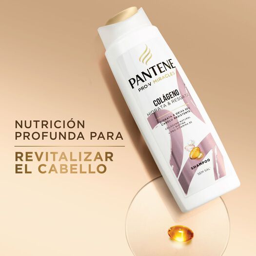 Shampoo Pantene Pro-V Miracles Colágeno Nutre & Revitaliza, 300 ml, , large image number 2