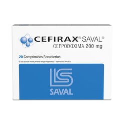 Cefirax 200 mg x 20 Comprimidos Recubiertos