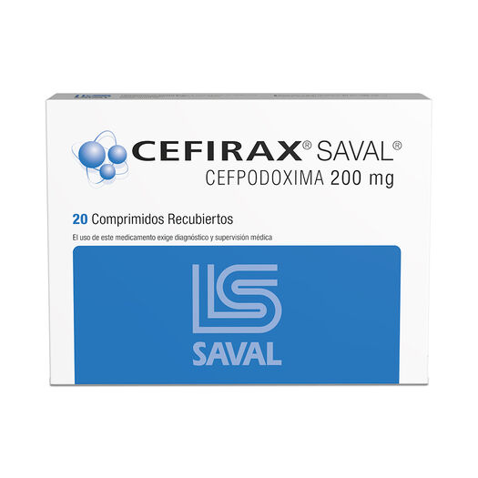 Cefirax 200 mg x 20 Comprimidos Recubiertos, , large image number 0