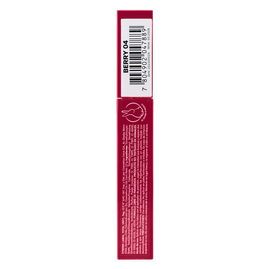 Labial L&iacute;quido Total Vinyl N04 Berry Etienne, , large image number 2