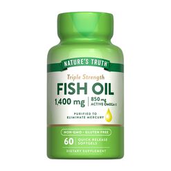 Nature&rsquo;s Truth Omega TS Fish Oil 1400 mg 60 C&aacute;psulas
