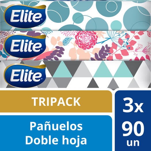 Elite Pañuelo Desechable Tripack Caja x 3 Unidades, , large image number 0
