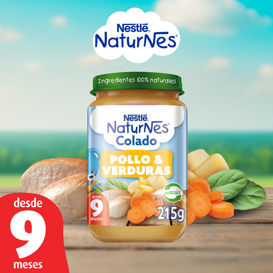 Colado Nestle Pollo y Verduras 9+ Meses 215 g, , large image number 1
