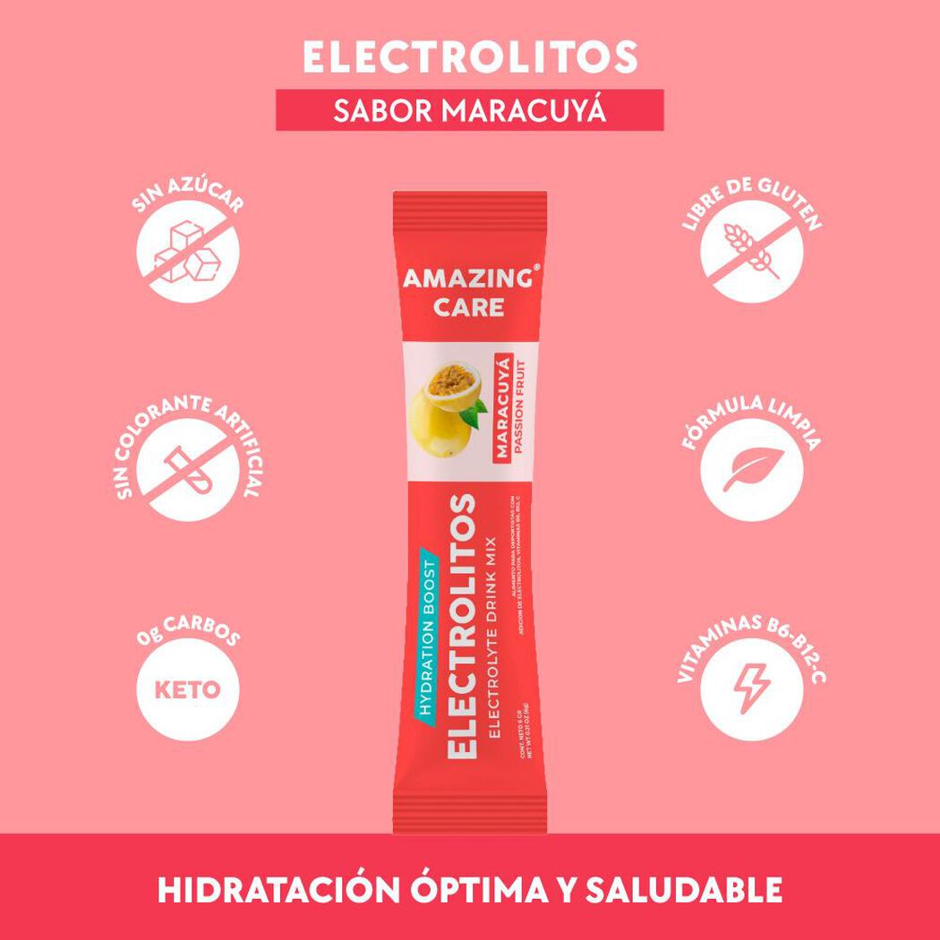 Electrolitos Sabor Maracuya 1 Stick 6g, , large image number 3