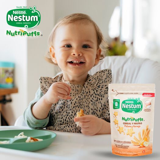 Cereal Infantil Nestum Nutripuffss Plátano Naranja 42 g, , large image number 2