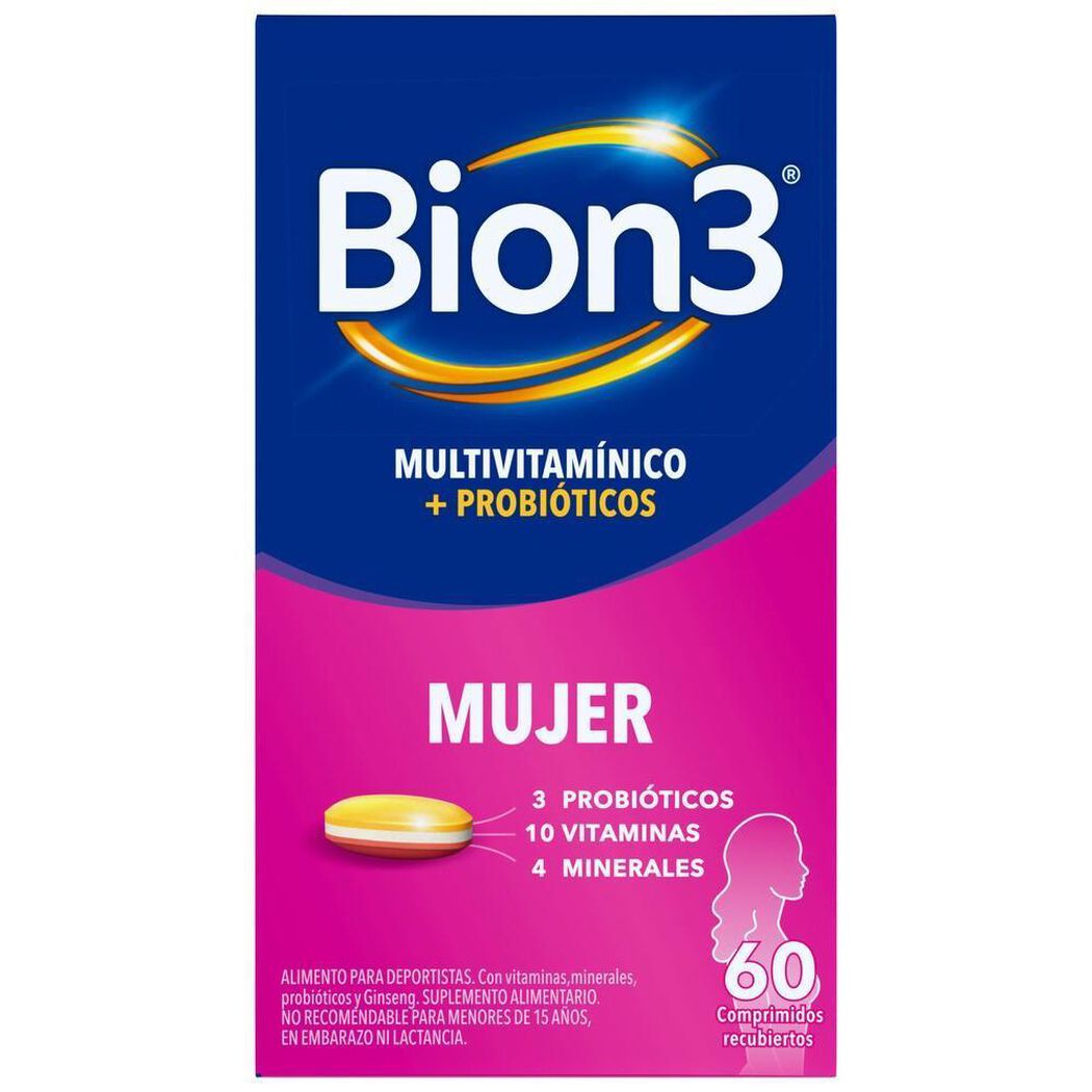 Bion 3 Gender Mujer 60 Comprimidos Recubiertos, , large image number 0