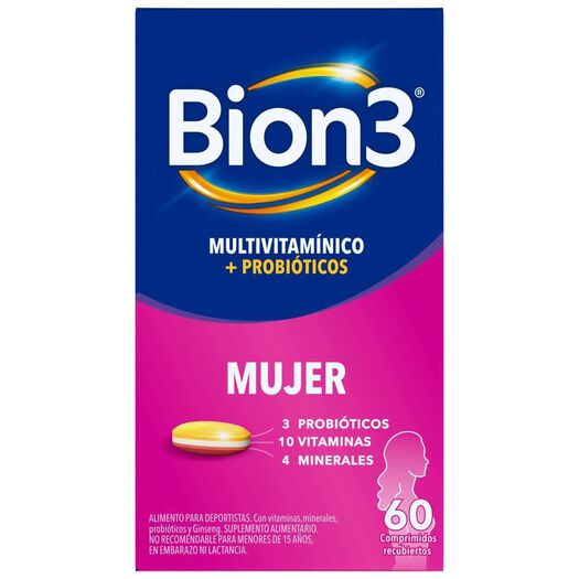 Bion 3 Gender Mujer 60 Comprimidos Recubiertos, , large image number 0