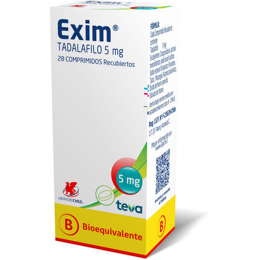 Exim 5 mg x 28 Comprimidos Recubiertos, , large image number 0