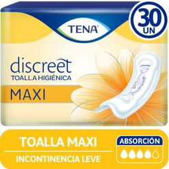 Toalla Higienica Tena Incontinencia Leve Maxi 30 Un