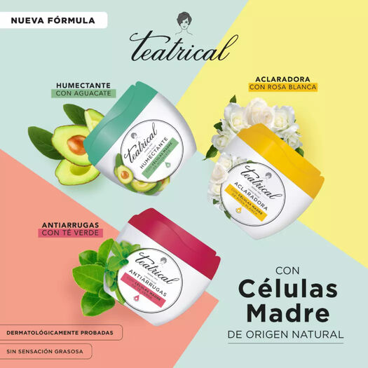 Teatrical Crema Facial Antiarrugas 200 G, , large image number 4