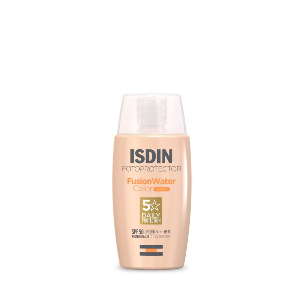 Protector Solar Isdin Fusion Water Color Light FPS 50+ 50 mL, , large image number 0