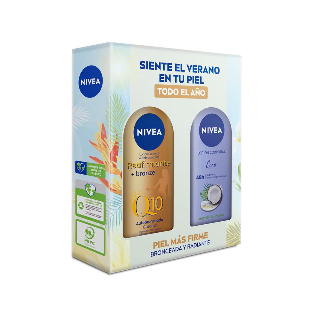 NIVEA Pack Bronze 400ml + Senses Coco 400ml, , large image number 1