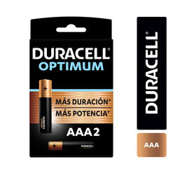Pila Duracell Optimum Aaax2