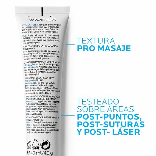 Gel Reparador Cicaplast Gel B5 40 ml, , large image number 2