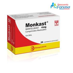 Monkast 4 mg x 28 Comprimidos Masticables