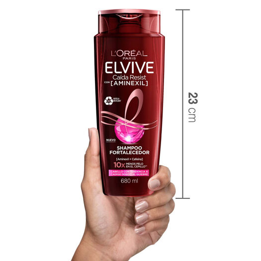 Shampoo Elvive Aminexil 680 mL, , large image number 2