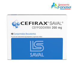 Cefirax 200 mg x 10 Comprimidos Recubiertos