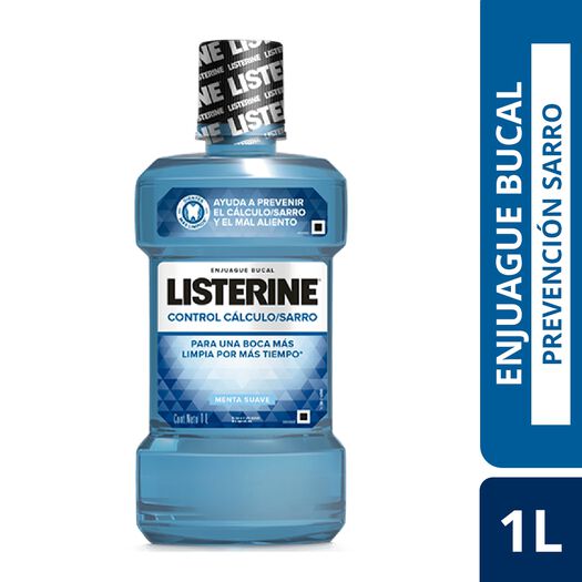 Enjuague Bucal Listerine Control Sarro 1 L, , large image number 0