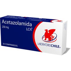 Acetazolamida 250 mg x 20 Comprimidos CHILE