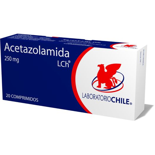 Acetazolamida 250 mg x 20 Comprimidos CHILE, , large image number 0