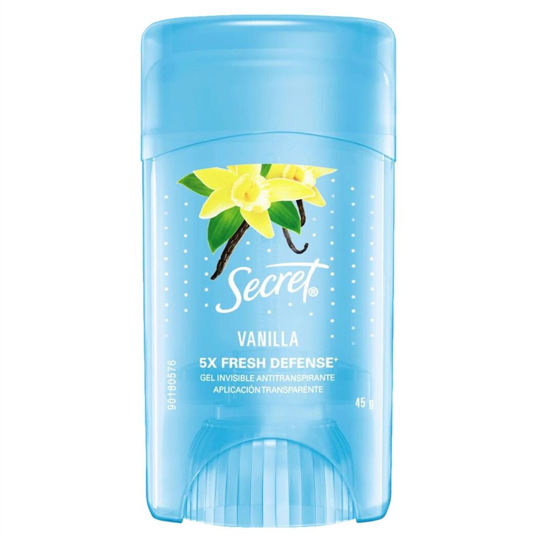 Desodorante Secret Clear Gel Vanilla 45G, , large image number 0