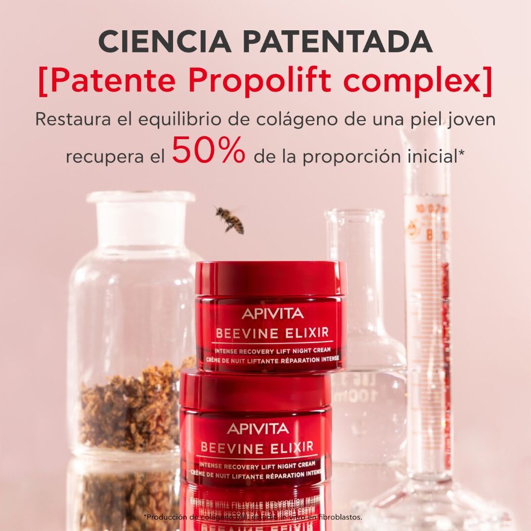 Crema de Noche Lift Recuperaci&oacute;n Intensa Beevine Elixir 50ml Apivita, , large image number 4